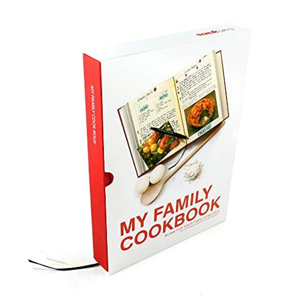 Cover Art for 7433325201518, SUCK UK|MY FAMILY COOKBOOKS|KITCHEN BINDER|DIY RECIPE BOOKS|FOOD JOURNAL|HEALTHY DIET & COOKING DIARY - RED by 