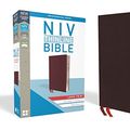 Cover Art for 0025986448356, NIV, Thinline Bible, Large Print, Bonded Leather, Burgundy, Indexed, Red Letter Edition by Zondervan