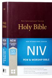 Cover Art for 9780310446286, NIV, Pew and Worship Bible, Hardcover, Burgundy by Zondervan