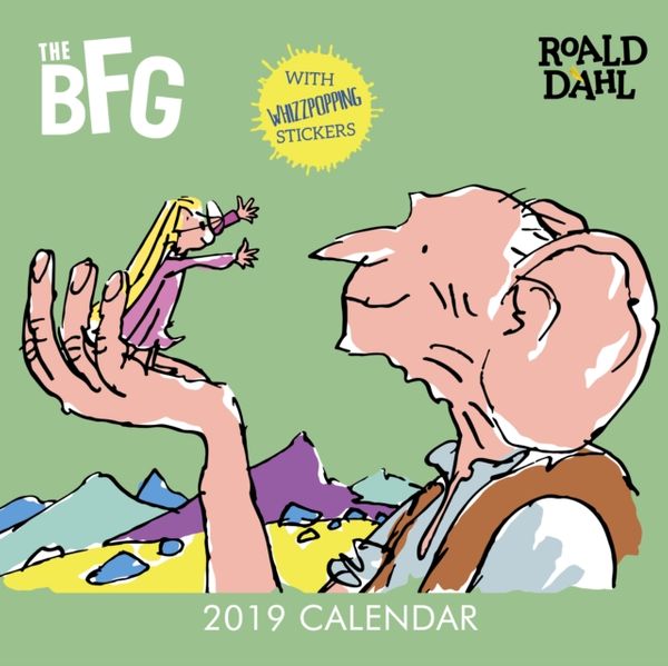 Cover Art for 9781788099677, Roald Dahl Sq Calendar 2019 With Sticker by 