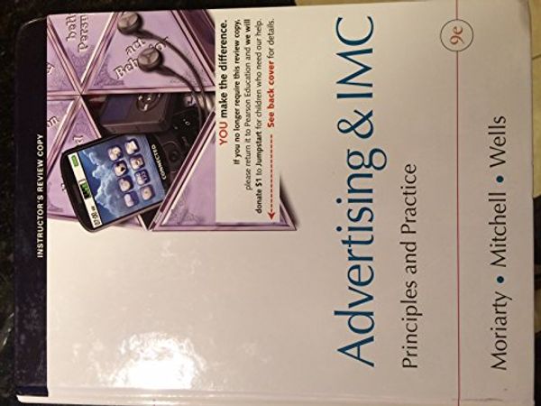 Cover Art for 9780132163736, Advertising & IMC Principals and Practice by Sandra Moriarty; Nancy Mitchell; William Wells