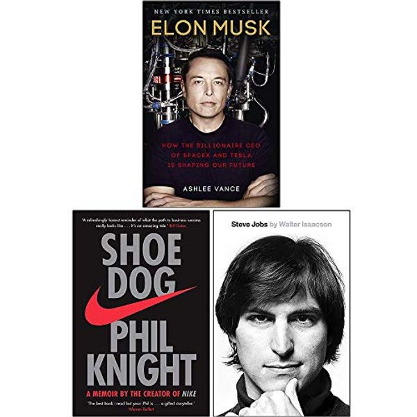 Cover Art for 9789123969197, Elon Musk How The Billionaire Ceo Of Spacex, Shoe Dog A Memoir By The Creator Of Nike, Steve Jobs The Exclusive Biography 3 Books Collection Set by Ashlee Vance, Phil Knight, Walter Isaacson