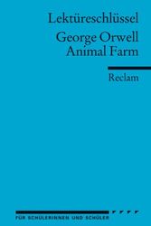 Cover Art for 9783150154083, Lektüreschlüssel zu George Orwell: Animal Farm by George Orwell