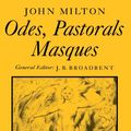 Cover Art for 9780521204569, Odes, Pastorals, Masques by John Milton