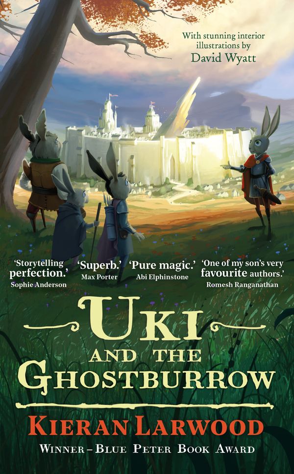 Cover Art for 9780571342853, Uki and the Ghostburrow (The Five Realms) by Kieran Larwood, illustrated by David Wyatt