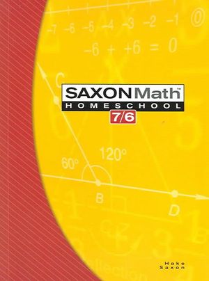 Cover Art for 9781591413196, Saxon Math Homeschool 7/6 by Hake