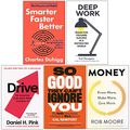 Cover Art for 9789123938292, Smarter Faster Better, Deep Work, Drive Daniel Pink, So Good They Can't Ignore You, Money Know More Make More Give More 5 Books Collection Set by Charles Duhigg, Cal Newport, Daniel H. Pink, Cal Newport, Rob Moore