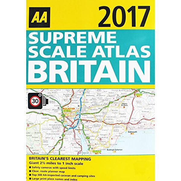 Cover Art for 9780749578169, AA 2017 Supreme Scale Atlas Britain by 