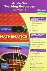 Cover Art for 9780132014588, Prentice Hall Math Course 3 All in One Teaching Resources for Chapters 5-8 (Blackline Masters) 2007 by Prentice Hall