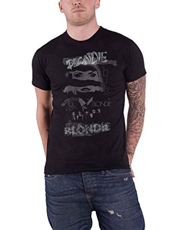 Cover Art for 5056170673174, Blondie T Shirt Mash Up Band Logo Debbie Harry Official Mens Black XXL by Unknown