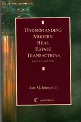 Cover Art for 9781422411421, Understanding Modern Real Estate Transactions by Jr. Alex M. Johnson