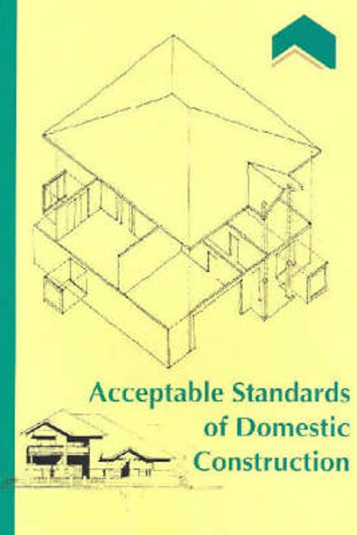 Cover Art for 9780731315833, Acceptable Standards of Domestic Construction by NSW Acceptable Standards of Construction Committee (Other primar