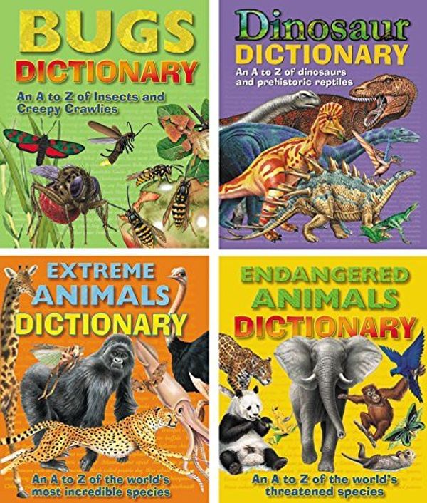 Cover Art for 9780857267115, Set of 4 A to Z Dictionary of Extreme Animals, Dinosaur, Endangered Animals, Bugs by Cupcake
