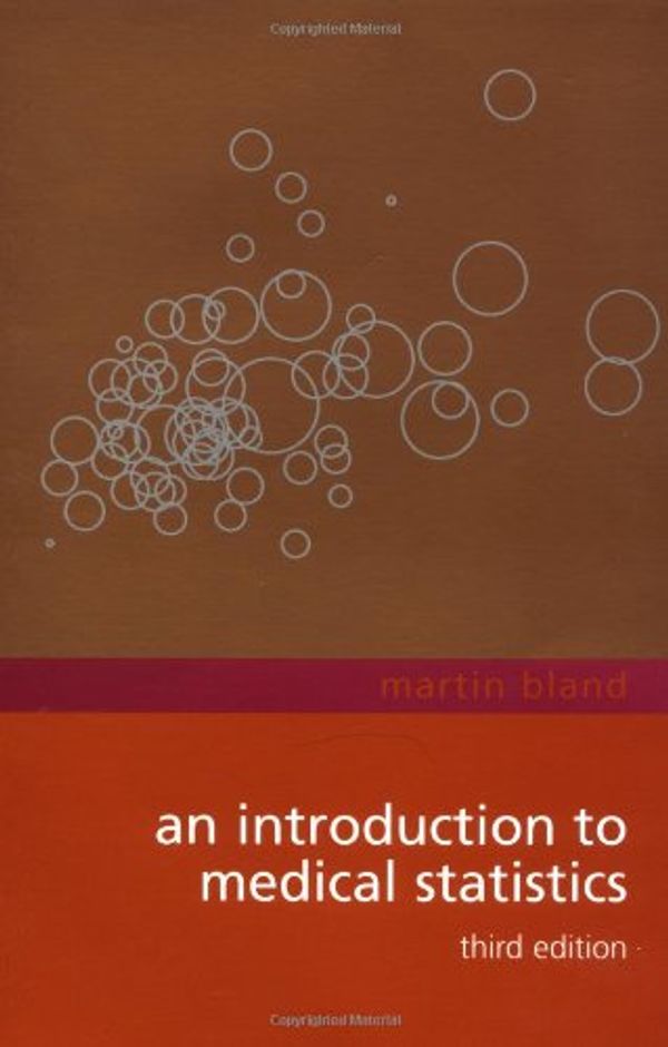 Cover Art for 9780192632692, An Introduction to Medical Statistics by J. Martin Bland