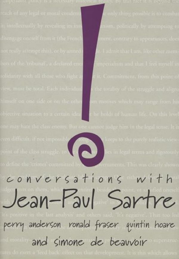 Cover Art for 9781905422012, Conversations with Jean-Paul Sartre by Jean-Paul Sartre