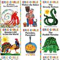 Cover Art for 9781442473072, The Eric Carle Library Featuring 8 Classic Board Books Boxed Set [The Greedy Python, The Foolish Toroise, Rooster's Off to See the World, Walter the Baker, A House for Hermit Crab, Pancakes Pancakes!, Hello Red Fox, The Tiny Seed] by Eric Carle