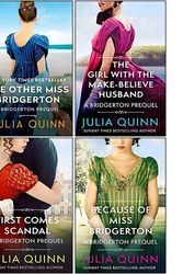 Cover Art for 9789124195700, Julia Quinn Collection 4 Books Set(First Comes Scandal, Because of Miss Bridgerton, The Girl with the Make-Believe Husband, The Other Miss Bridgerton) by Julia Quinn