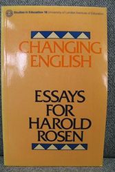 Cover Art for 9780854731749, Changing English by Margaret Meek, Etc