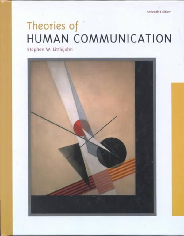 Cover Art for 9780534549626, Theories of Human Communication by Stephen W. Littlejohn