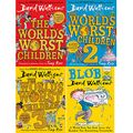 Cover Art for 9789123671663, David walliams worlds worst children collection 4 books set (the world’s worst children, the world’s worst children 2, 3, blob [paperback]) by David Walliams