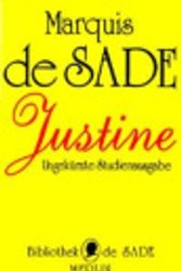 Cover Art for 9783875361209, Justine by D. A. F. Marquis de Sade