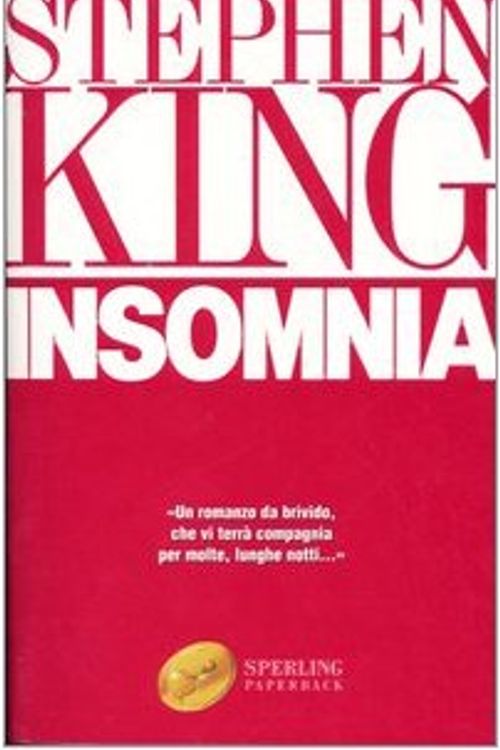 Cover Art for 9788882741952, Insomnia by Stephen King