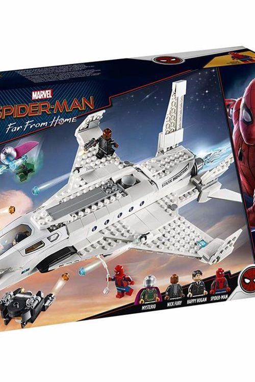 Cover Art for 5702016369724, Stark Jet and the Drone Attack Set 76130 by LEGO