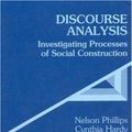 Cover Art for 9780761923619, Discourse Analysis by Nelson Phillips