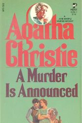 Cover Art for 9780671432843, A Murder Is Announced by Agatha Christie