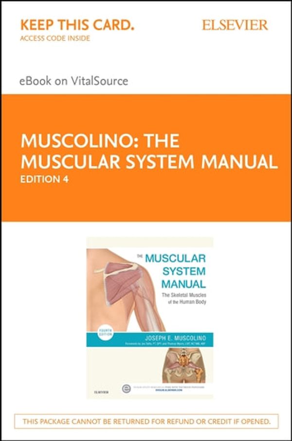 Cover Art for 9780323327718, The Muscular System Manual by Joseph E Muscolino