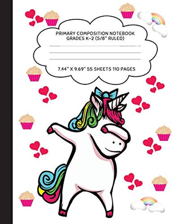 Cover Art for 9781726097727, Primary Composition Notebook Grades K-2 (5/8" Ruled): Dabbing Unicorn Journal & Doodle Diary - 112 Pages of Blank & Lined Paper for Writing and Drawing by Mind Over Matter Creations