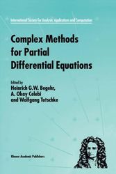 Cover Art for 9780792360001, Complex Methods for Partial Differential Equations by Heinrich G.W. BegehrA. Okay Celebi