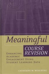 Cover Art for 9781933371054, Meaningful Course Revision by Catherine M. Wehlburg