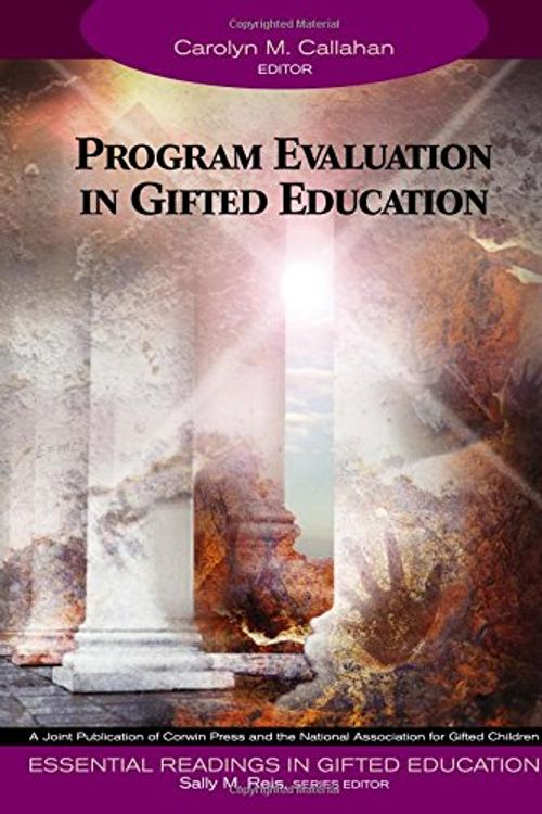 Cover Art for 9781412904360, Program Evaluation in Gifted Education by Carolyn M. Callahan