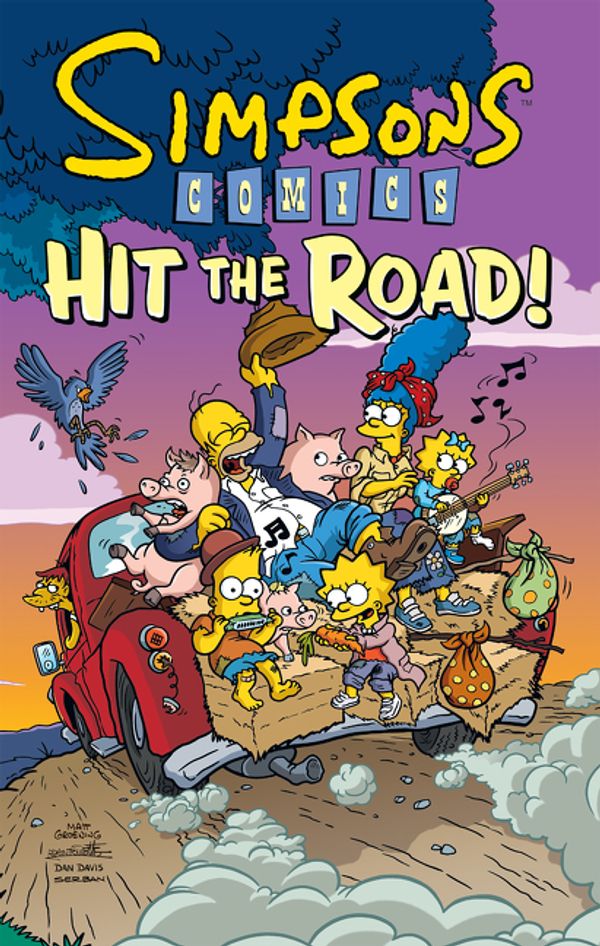 Cover Art for 9780061698811, Simpsons Comics Hit the Road! by Matt Groening