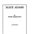 Cover Art for 9781530153237, Alice Adams by Booth Tarkington