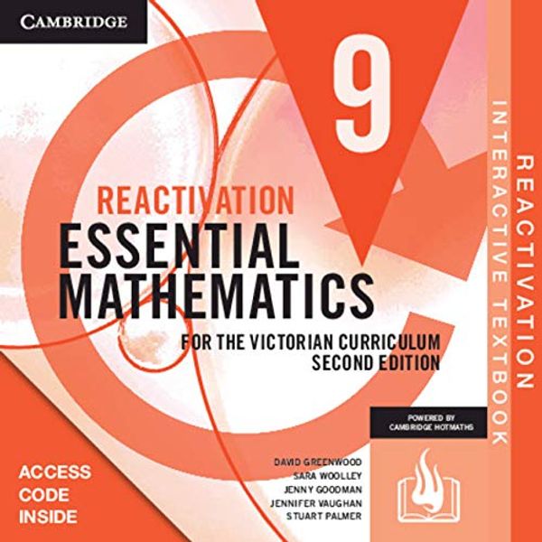 Cover Art for 9781108715362, Essential Mathematics for the Victorian Curriculum Year 9 Reactivation (Card) by David Greenwood, Sara Woolley, Jenny Goodman, Jennifer Vaughan, Stuart Palmer