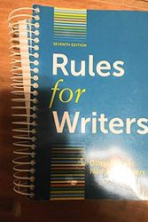 Cover Art for 9780312647957, Rules for Writers with Writing about Literature (Tabbed Version) by University Diana Hacker
