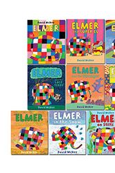 Cover Art for 9781783448463, Elmer 10 book Collection Set - Children Picture Flats illustrated Elephant Pack by David McKee by David McKee