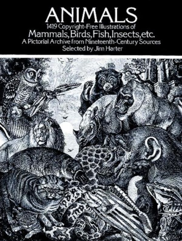 Cover Art for 9780486237664, Animals: 1,419 Copyright-Free Illustrations of Mammals, Birds, Fish, Insects, Etc by Jim Harter