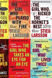 Cover Art for B0971RHRQW, The Girl with the Dragon Tattoo Book Series Set (Millennium Series) by Stieg Larsson, David Lagercrantz