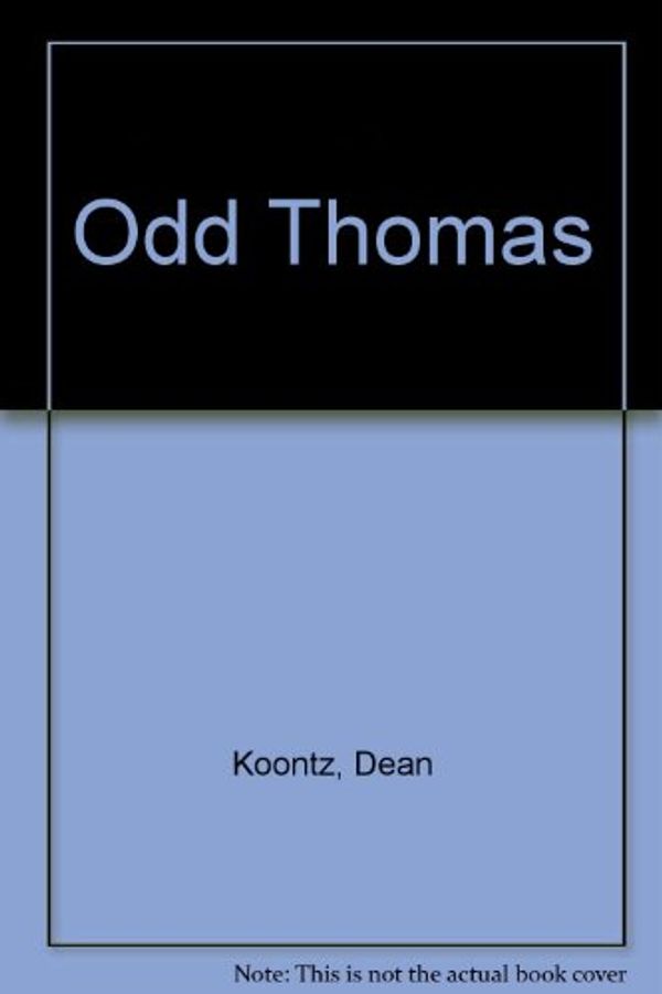 Cover Art for 9780753121290, Odd Thomas by Dean Koontz, Jeff Harding