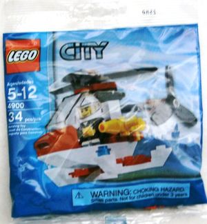 Cover Art for 0673419164238, Fire Helicopter Set 4900 by LEGO