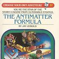 Cover Art for 9780553257410, The Antimatter Formula by Jay Leibold
