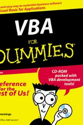 Cover Art for 9780764505676, VBA For Dummies (For Dummies Series) by Steve Cummings