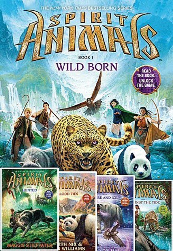 Cover Art for 9780545841092, Spirit Animals Set of 5 Books: #1 Wild Born Spirit Animals #2: Hunted Spirit Animals #3: Blood Ties Spirit Animals #4: Fire and Ice Spirit Animals #5: Against the Tide by Shannon Hale