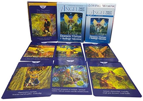 Cover Art for 9789123691371, Angel tarot cards doreen virtue a 78 card deck and guidebook pack set by Doreen Virtue, Ph.D., Radleigh Valentine