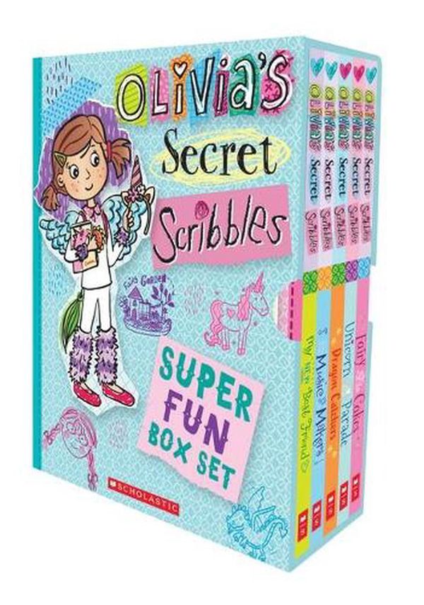 Cover Art for 9781761125010, Olivia's Secret Scribbles Super Fun Box Set by Costain Meredith