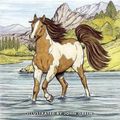 Cover Art for 9780486444659, Wonderful World of Horses Coloring Book by John Green