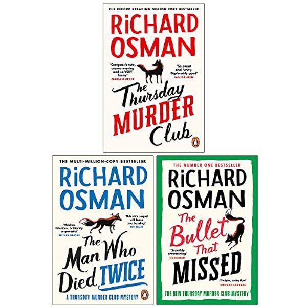 Cover Art for 9789123468058, Thursday Murder Club Series 3 Books Collection Set By Richard Osman (The Thursday Murder Club, The Man Who Died Twice & [Hardcover] The Bullet That Missed) by Richard Osman